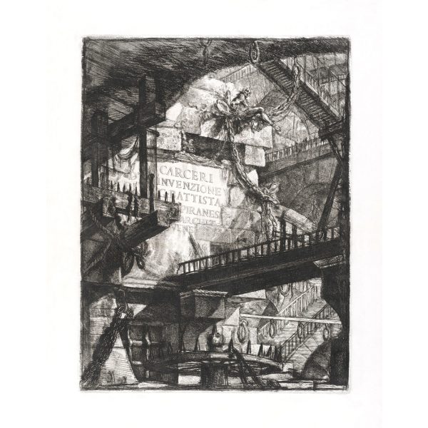 Title page - Giovanni Piranesi - Carceri d'Invenzione – Museum quality giclee prints