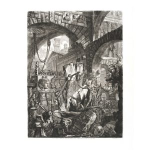 The Man on the Rack. Plate 02. Giovanni Battista Piranesi – Carceri d’Invenzione – Imaginary Prison. Heritage Prints. Museum quality giclee print.