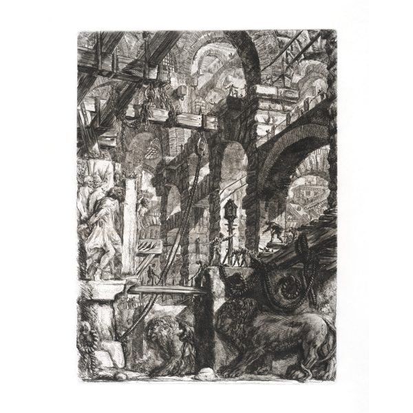The Lion Bas Reliefs - Giovanni Piranesi - Carceri d'Invenzione – Museum quality giclee prints