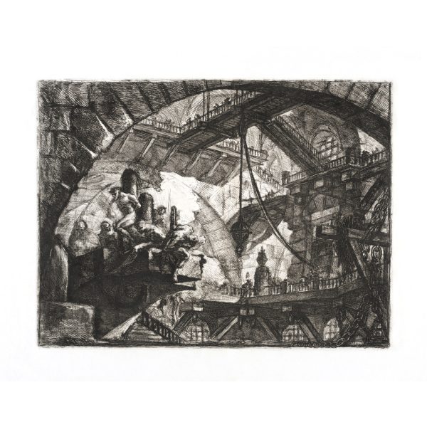Prisoners on a projecting Platform - Giovanni Piranesi - Carceri d'Invenzione – Museum quality giclee prints