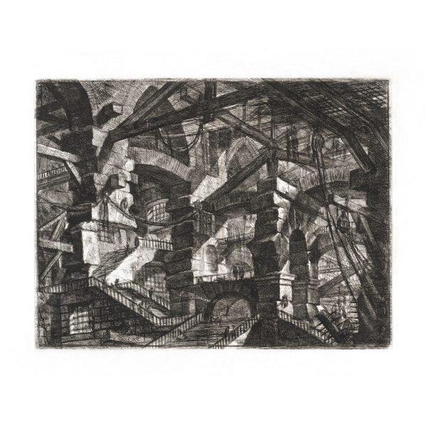 The Gothic Arch. Plate 14. Giovanni Battista Piranesi – Carceri d’Invenzione – Imaginary Prison. Heritage Prints. Museum quality giclee print.