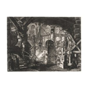 The Pier with Chains. Plate 16. Giovanni Battista Piranesi – Carceri d’Invenzione – Imaginary Prison. Heritage Prints. Museum quality giclee print. - Giovanni Piranesi - Carceri d'Invenzione – Museum quality giclee prints