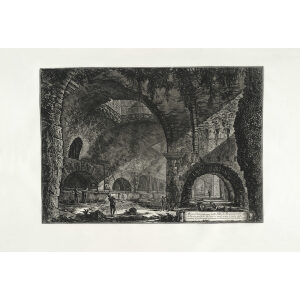 Altra Veduta interna della Villa di Mecenate in Tivoli - Giovanni Battista Piranesi – Le Vedute di Roma – Facsimile Giclee Print