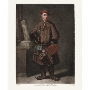 Linnaeus in his Lapland Dress by Robert Thornton – Temple of Flora, or Garden of Nature – Museum Quality Giclee Print – Heritage Prints Facsimile