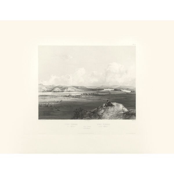 Heritage Prints Bodmer tbl 10 Fort Pierre on the Missouri
