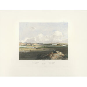 Heritage Prints Bodmer tbl 10 Fort Pierre on the Missouri (color)
