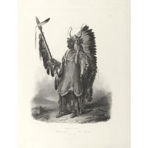 Heritage Prints Bodmer tbl 13 Mato-Tope, a Mandan Chief