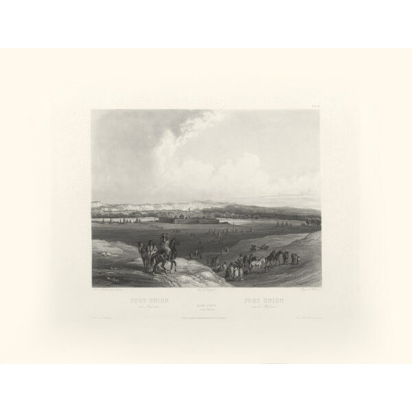 Heritage Prints Bodmer tbl 28 Fort Union on the Missouri