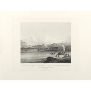 Heritage Prints Bodmer tbl 38 Camp of the Gros Ventres of the Prairies
