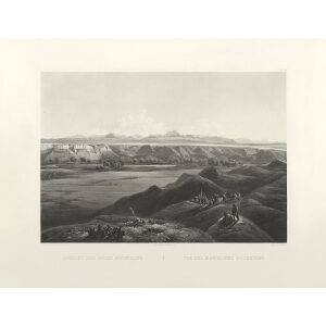 Heritage Prints Bodmer tbl 44 View of the Rocky Mountains
