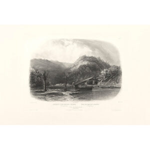 Heritage Prints Bodmer vgt 05 View of Mauch-Chunk (Pennsylvania)