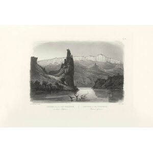 Heritage Prints Bodmer vgt 18 The Citadel-rock on the Upper Missouri