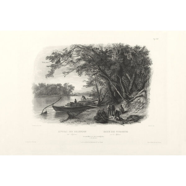 Heritage Prints Bodmer vgt 23 Encampment of the Travellers on the Missouri