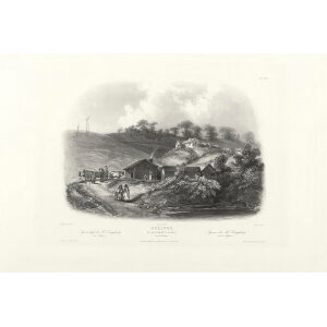 Heritage Prints Bodmer vgt 31 Bellvue, Mr Dougherty's Agency on the Missouri