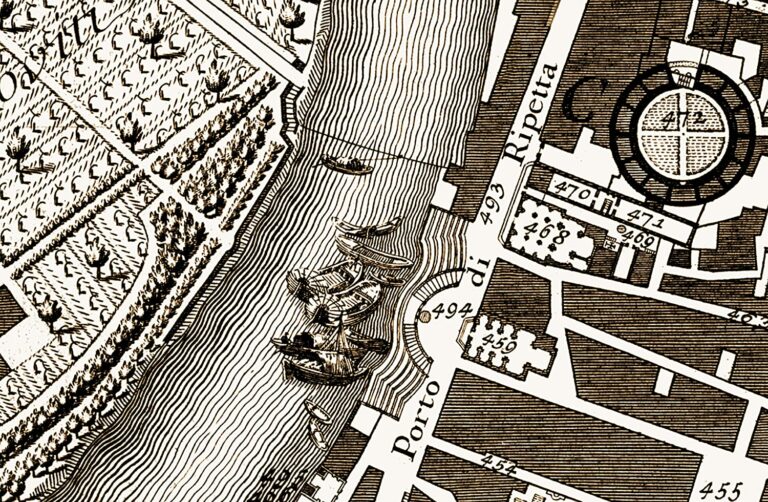 Map Of Rome By Giambattista Nolli Heritage Prints Map Of Rome Detail 768x502