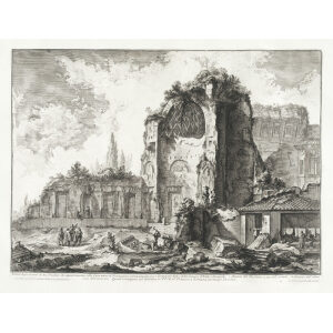 Vedute degli avanzzi di due Triclinj che appartenevano alla Casa aurea di Nerone - Giovanni Battista Piranesi – Le Vedute di Roma – Facsimile Giclee Print