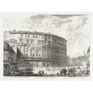 Teatro di Marcello - Giovanni Battista Piranesi – Le Vedute di Roma – Facsimile Giclee Print