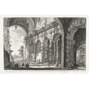 Veduta del Piano superiore del Serraglio - Giovanni Battista Piranesi – Le Vedute di Roma – Facsimile Giclee Print