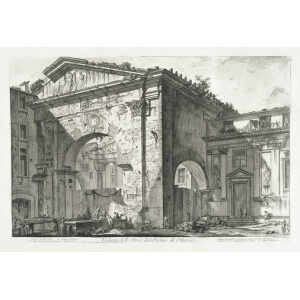 Piranesi Vedute 1-68 Veduta dell' Atrio del Portico di Ottavia
