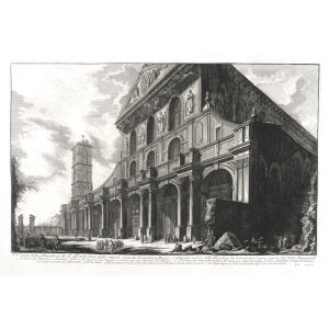 Piranesi Vedute 1-09 Veduta della Basilica di S. Paolo fuor delle Mura