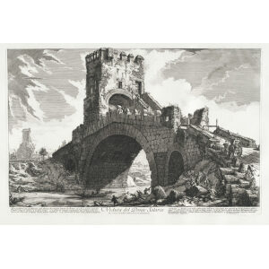 Ponto Salario - Giovanni Battista Piranesi – Le Vedute di Roma – Facsimile Giclee Print