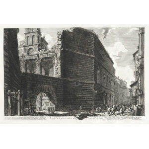 Veduta degli avanzi del Foro di Nerva - Giovanni Battista Piranesi – Le Vedute di Roma – Facsimile Giclee Print