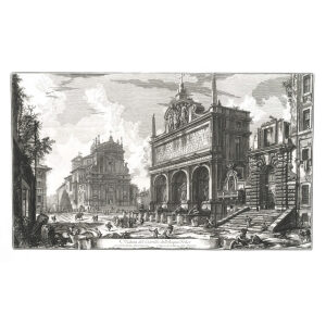 Vedute del Castello dell'Acqua Felice - Giovanni Battista Piranesi – Le Vedute di Roma – Facsimile Giclee Print