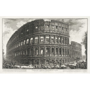 Piranesi Vedute 2-29 Veduta dell' Anfiteatro Flavio, detto il Colosseo (1)