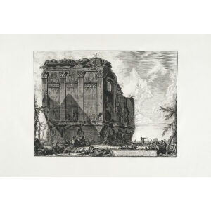 Tempio antico volgarmente detto della Salute - Giovanni Battista Piranesi – Le Vedute di Roma – Facsimile Giclee Print
