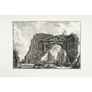 Piranesi Vedute 1-67 Avanzi d'un portico coperto, o criptoportico, in una Villa di Domiziano
