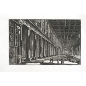 Piranesi Vedute 1-17 Veduta interna della Basilica di S. Maria Maggiore