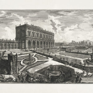 Heritage Prints Veduta della Villa dell'Emo Sig.r Card. Alesandro Albani - Giovanni Battista Piranesi – Le Vedute di Roma – Facsimile Giclee Print
