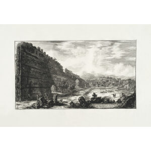 Vedute degli avanzi del Castro Pretoria nella Villa Adriana - Giovanni Battista Piranesi – Le Vedute di Roma – Facsimile Giclee Print