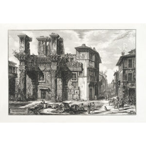 Vedute degli avanzi del Foro di Nerva - Giovanni Battista Piranesi – Le Vedute di Roma – Facsimile Giclee Print