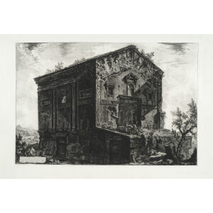 Veduta del Tempio delle Camene - Giovanni Battista Piranesi – Le Vedute di Roma – Facsimile Giclee Print