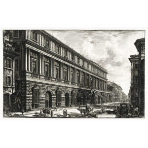 Veduta del Palazoo Stopani - Giovanni Battista Piranesi – Le Vedute di Roma – Facsimile Giclee Print