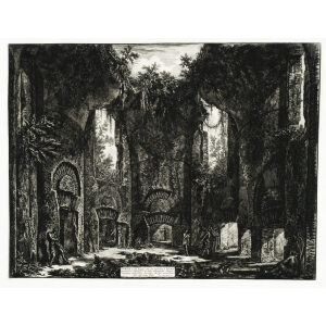 Dieta, o sia Luogo che dà ingresso a diversi grandiosi Cubicoli, e ad altre magnifiche Stanze - Giovanni Battista Piranesi – Le Vedute di Roma – Facsimile Giclee Print