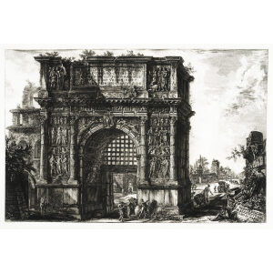 Piranesi Vedute 2-26Veduta dell' Arco di Benevento nel Regno di Napoli