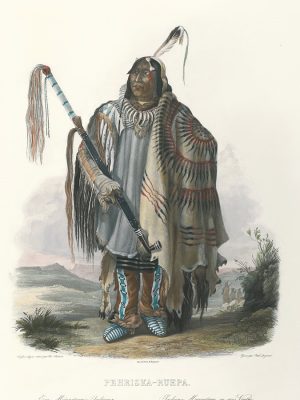 Special Offer – Discount. Karl Bodmer - Travels in the Interior of North Amerika – Museum Quality Giclee Prints Hand-Colored. tbl 17 Pehriska Ruhpa