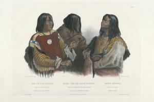 Bodmer tbl 46c Chief Blood Piekann Koutani Heritage Prints Bodmer tbl 46 Chief of the Blood-Indians. War-Chief of the Piekann Indians. Koutani Indian (color)